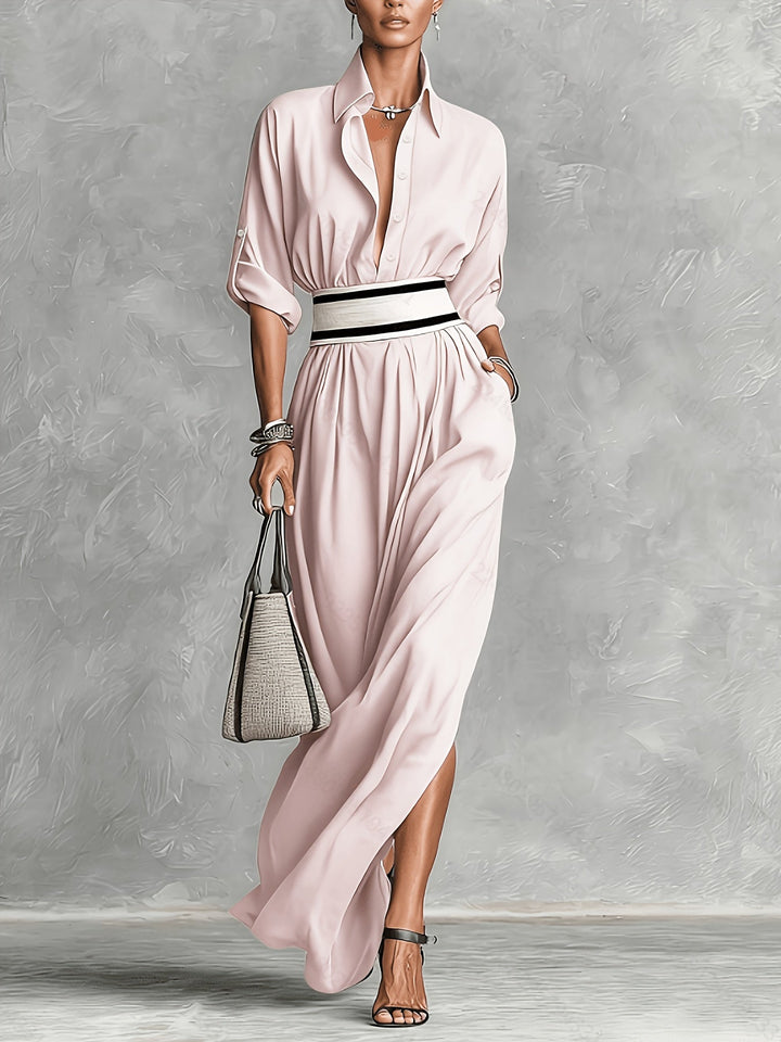 Fiora | Abito Camicia Elegante