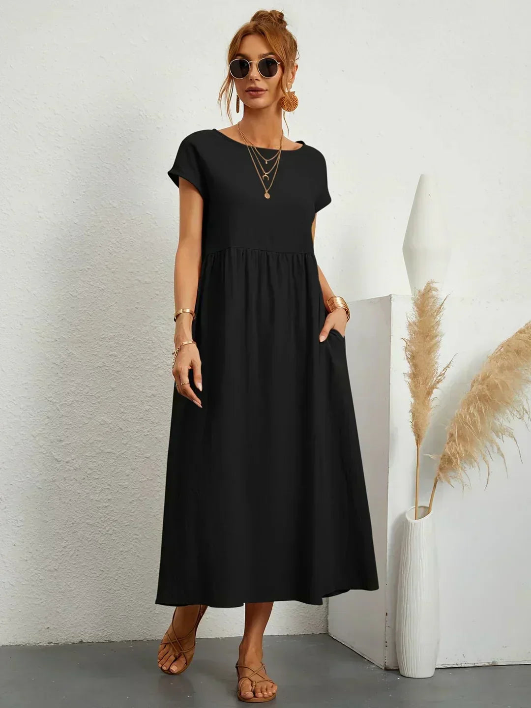 Ursina™ | Abito Midi Fluente