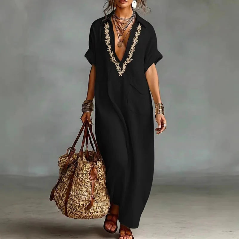 Giulia | Abito Boho Ricamato